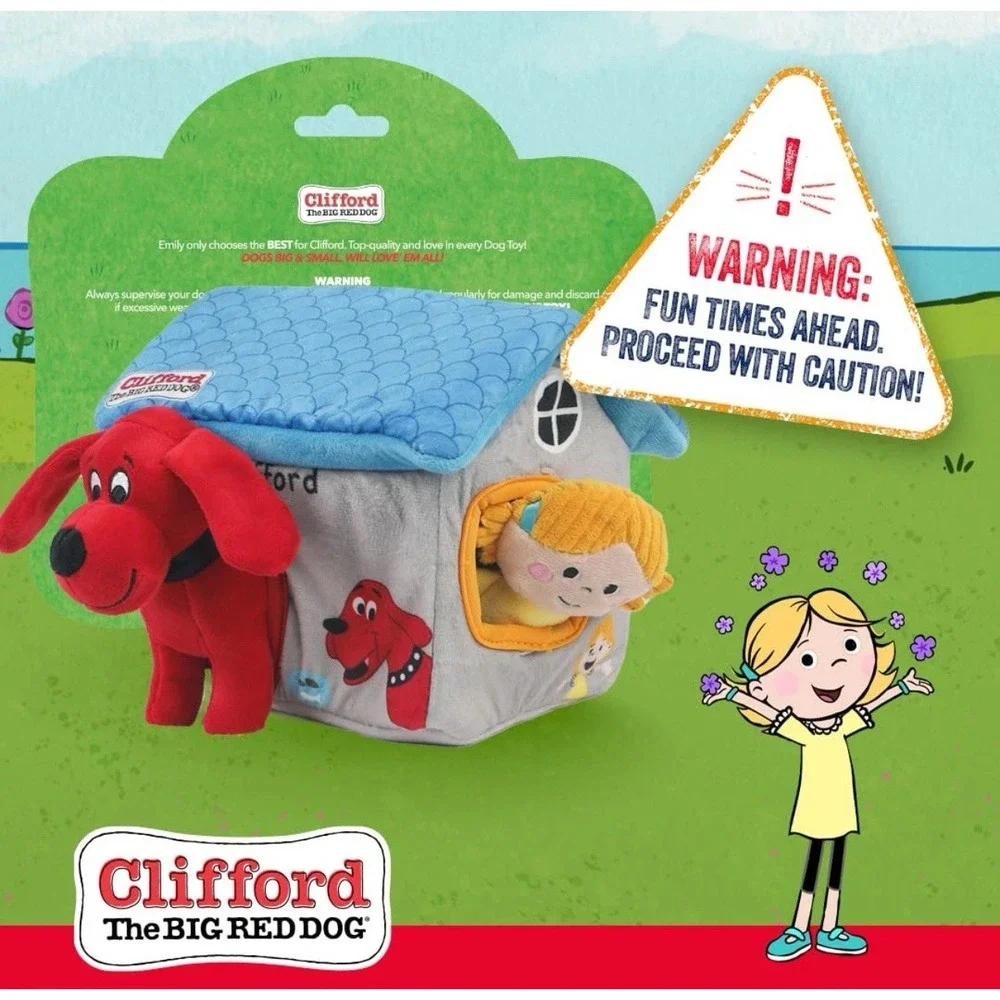 Clifford® Cozy House Puzzle Toys for Dogs | Hide and Seek Mentally Stimulatin...